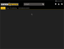Tablet Screenshot of gamesdynamics.com
